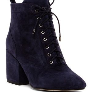 Sam Edelman Ink Navy Suede Tate Bootie